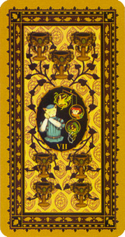 è - Medieval Cat Tarot - ʥ - Seven Of Cups