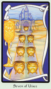  - Faery Wicca Tarot - ʥ - Seven Of Cups