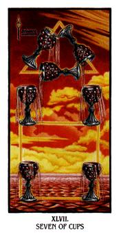  - Ibis Tarot - ʥ - Seven Of Cups