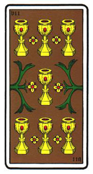 ˹ - Oswald Wirth Tarot - ʥ - Seven Of Cups