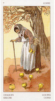 ո - Tarot of The Renaissance - ʥ - Seven Of Cups