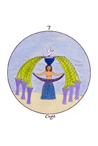  - Motherpeace Tarot - ʥ - Seven Of Cups