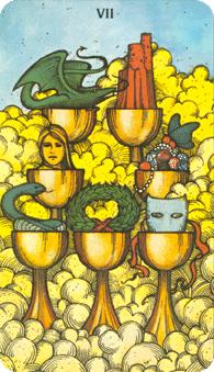 Ħ - Morgan-Greer Tarot - ʥ - Seven Of Cups