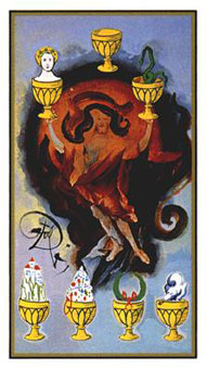 ߶ - Salvador Dali Tarot - ʥ - Seven Of Cups