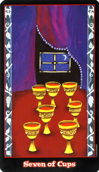 Ѫ - Vampire Tarot - ʥ - Seven Of Cups