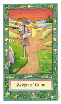  - Whimsical Tarot - ʥ - Seven Of Cups