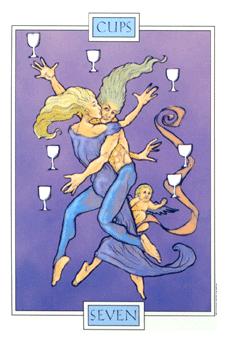  - Winged Spirit Tarot - ʥ - Seven Of Cups