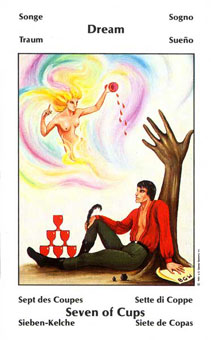 Űֿ - Barbara Walker Tarot - ʥ - Seven Of Cups