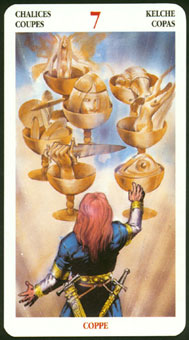  - Celtic Tarot - ʥ - Seven Of Cups