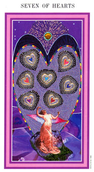 Ȼ - The Enchanted Tarot - ʥ - Seven Of Cups