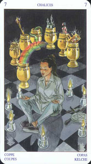 ͽ - Pagan Tarot - ʥ - Seven Of Cups