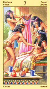 ˹ - Ramses Tarot of Eternity - ʥ - Seven Of Cups