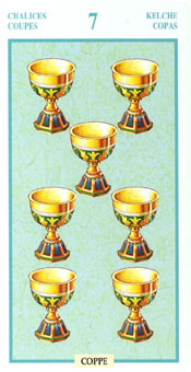 ƽ - Tarots Of The Golden Dawnt - ʥ - Seven Of Cups