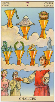 ӽΰ - Tarot of the New Vision - ʥ - Seven Of Cups