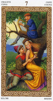 ³ - Tarot of Druids - ʥ - Seven Of Cups