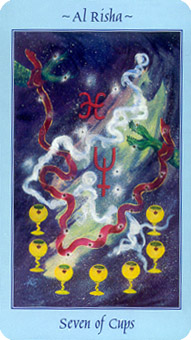  - Celestial Tarot - ʥ - Seven Of Cups