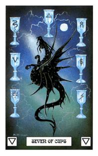  - Dragon Tarot - ʥ - Seven Of Cups