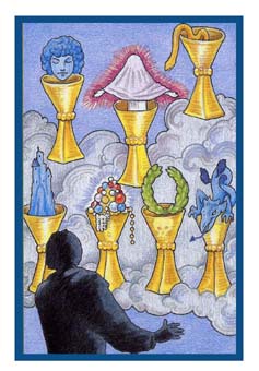 ³ - Epicurean Tarot - ʥ - Seven Of Cups