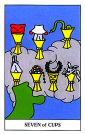 С - Gummy Bear Tarot - ʥ - Seven Of Cups