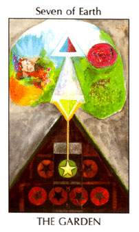  - Tarot of the Spirit - Ǯ - Seven Of Pentacles