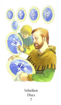 ֮Ӱ - Tarot of Northern Shadows - Ǯ - Seven Of Pentacles