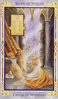 ɪ - Legend Arthurian Tarot - Ǯ - Seven Of Pentacles