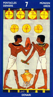 ˹ҿ˹ - Tarot of the Sphinx - Ǯ - Seven Of Pentacles