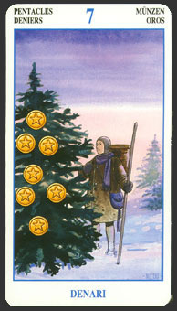  - Secret Tarot - Ǯ - Seven Of Pentacles