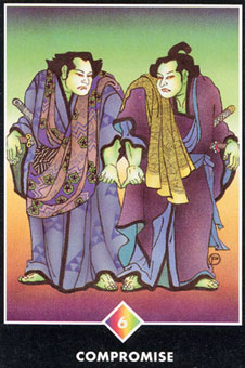  - Osho Zen Tarot - Ǯ - Seven Of Pentacles