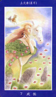  - Shapeshifter Tarot - Ǯ - Seven Of Pentacles