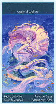  - Tarot of Mermaids - Ǯ - Seven Of Pentacles