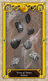 Ѱ - Quest Tarot - Ǯ - Seven Of Pentacles