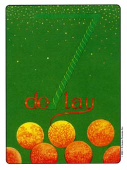  - Gill Tarot - Ǯ - Seven Of Pentacles