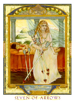  - Lovers Path Tarot -  - Seven Of Swords