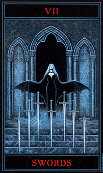  - The Gothic Tarot -  - Seven Of Swords