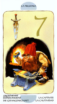  - Tarot of the Gnomes -  - Seven Of Swords