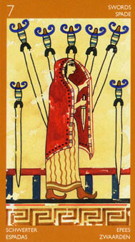 ³ - Etruscan Tarot -  - Seven Of Swords