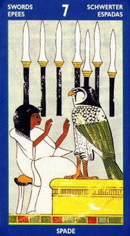 ˹ҿ˹ - Tarot of the Sphinx -  - Seven Of Swords