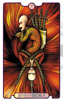 ʾ¼ - Revelations (Adflatus) Tarot -  - Seven Of Swords