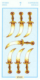 ƽ - Tarots Of The Golden Dawnt -  - Seven Of Swords