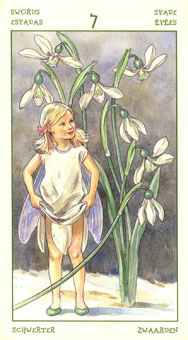 ֮ - The Spirit Of Flowers Tarot -  - Seven Of Swords