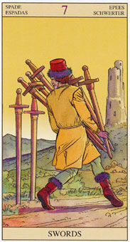 ӽΰ - Tarot of the New Vision -  - Seven Of Swords