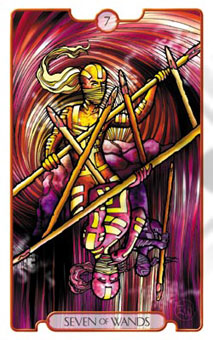 ʾ¼ - Revelations (Adflatus) Tarot - Ȩ - Seven Of Wands