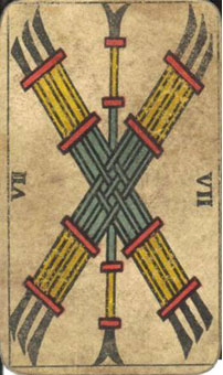 I - I Tarot - Ȩ - Seven Of Wands