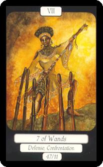 ʱ - Merry Day Tarot - Ȩ - Seven Of Wands