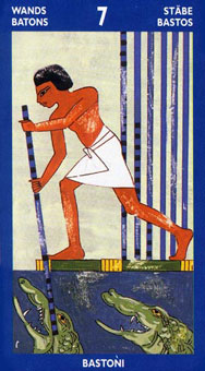 ˹ҿ˹ - Tarot of the Sphinx - Ȩ - Seven Of Wands