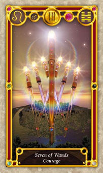 Ѱ - Quest Tarot - Ȩ - Seven Of Wands