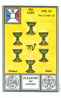 ħʽ - Tarot Of Ceremonial Magic - ʥ - Six Of Cups