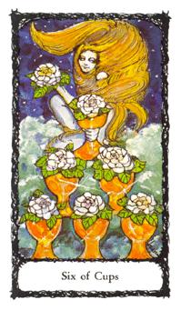 ʥõ - Sacred Rose Tarot - ʥ - Six Of Cups