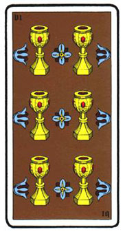 ˹ - Oswald Wirth Tarot - ʥ - Six Of Cups